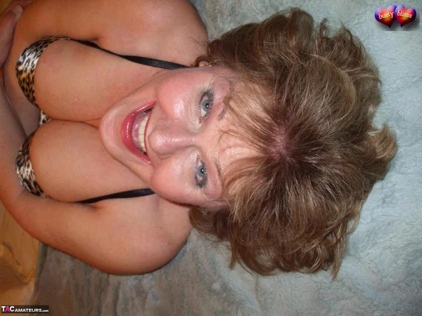 Mature mom Busty Bliss in sexy lingerie disrobes to let her big tits hang  - Mature, BBW, Chubby, Amateur, Glasses, Big Tits, Lingerie, Curvy, Thick, Face  - Photo 11