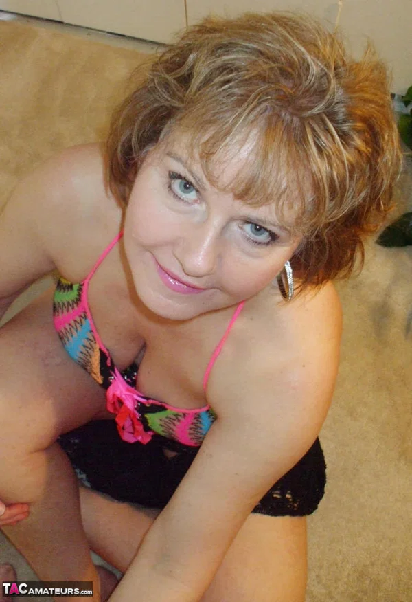 Sexy mature lady with red hair teases teases her guy before a POV blowjob  - Mature, BBW, Amateur, POV, Panties, Thick, Curvy, Chubby, Ass, Pussy  - Photo 15