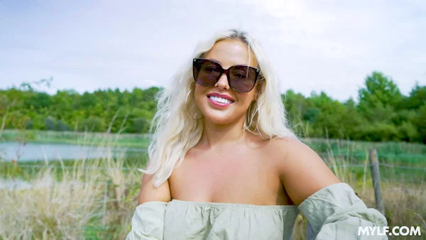Blonde PAWG Little Louise gets fucked doggystyle by Marcus London  - Public, MILF, Pornstar, Blonde, European, Handjob, Outdoor, Spreading, Glasses, Blowjob  - Photo 1