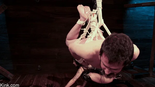 White girls peg a restrained male slave during kinky bondage play  - Pegging, Perfect, Bondage, Latina, MILF, Redhead, Petite, Strapon, BDSM, High Heels  - Photo 19
