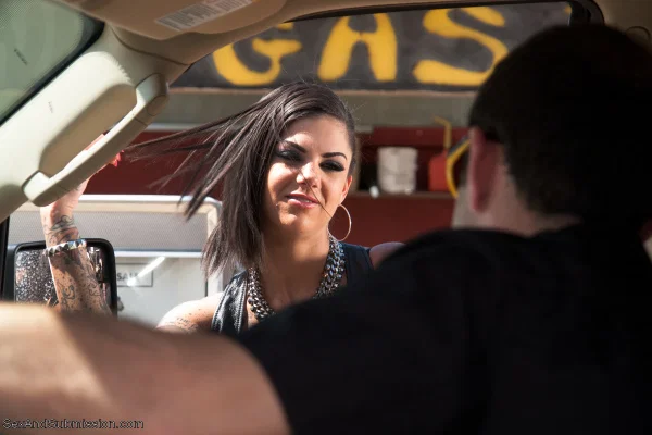 Sex And Submission starring Bonnie Rotten, James Deen Nude Porn Pics  - BDSM, Bondage, White, Outdoor, Skinny, Sexy, Brunette, Blowjob  - Photo 5