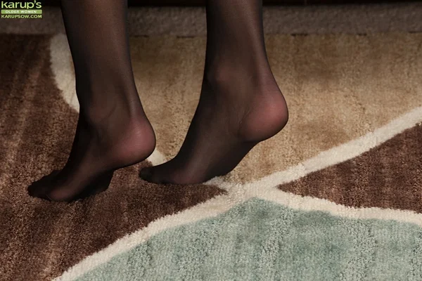 Stocking attired MIFL Silvia Saige revealing bare ass and twat in the nude  - MILF, Stockings, Ass, Beautiful, Babe, Feet, Close Up, Masturbation, High Heels, Big Tits  - Photo 10