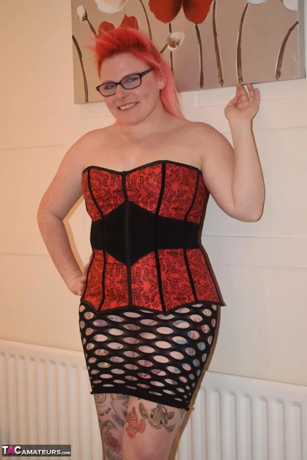 Mature amateur Mollie Foxxx exposes herself in schoolgirl attire  - BBW, Mature, Chubby, Curvy, Thick, Amateur, Glasses, Upskirt, Redhead, Clothed  - Photo 15