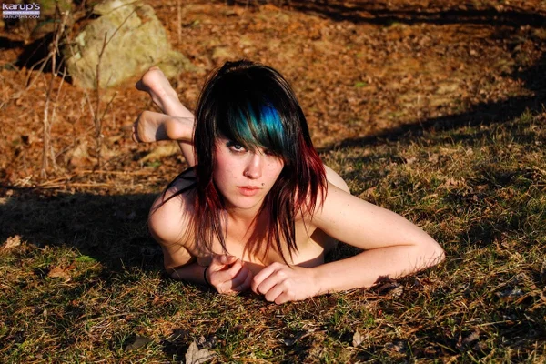 Karups Hometown Amateurs featuring Sabrina Dorota Naked Images  - Teen, Amateur, Outdoor, Cute, Big Tits, Natural Tits, Shorts, Undressing, Beautiful, Tattoo  - Photo 20