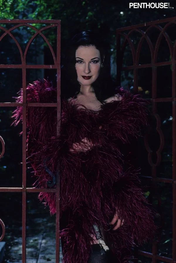 Babe with big tits Dita Von Teese teases in nylons & fingers herself outdoors  - Goth, Centerfold, Stockings, Big Tits, High Heels, Sexy, Outdoor, Step Sister, Masturbation, Pussy  - Photo 1