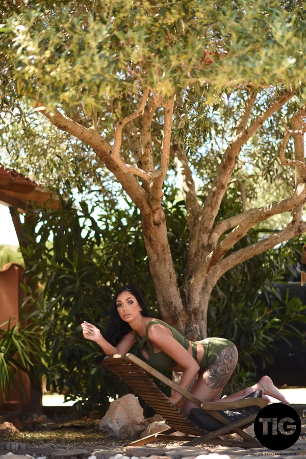 Black haired beauty Anya Leigh exposes her magnificent tits outdoors  - Tattoo, Bikini, British, Outdoor, Fake Tits, Babe, Beautiful, Panties, Ass, Glamour  - Photo 10
