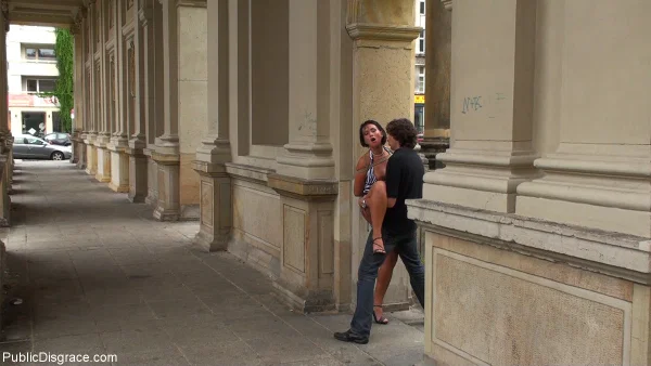Public Disgrace starring Carmen Blue XXX Pics  - Public, Short Hair, BBC, Big Cock, Hardcore, Ass Fucking, Bondage, Outdoor, Doggy Style, Blowjob  - Photo 12