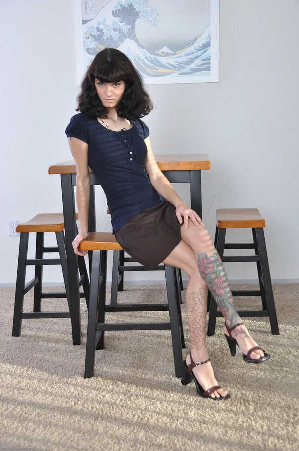ATK Archives featuring Katya Naked XXX  - Hairy, Piercing, Amateur, Spreading, Pussy, Skinny, Nipples, Close Up, Tattoo, Upskirt  - Photo 2