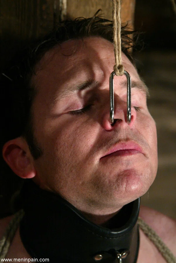 Crissy Cums frees her male slave from bondage before touching his face  - Femdom, Bondage, MILF, Brunette, BDSM, White  - Photo 4