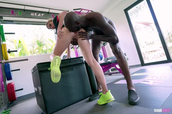 Wife with glasses Cory Chase gets fucked & facialed by a black dude at the gym  - Gym, Wife, MILF, Interracial, Glasses, Non Nude, Cowgirl, Big Tits, Blowjob, Reality  - Photo 13