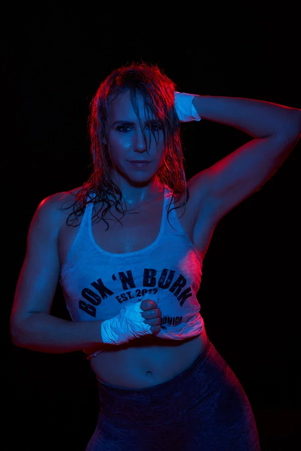 Sexy boxer babe Holly Randall doffs her wet shirt and teases with her tits  - Sports, Mature, Centerfold, MILF, Wet, Redhead, Uniform, Solo, Beautiful, Big Tits  - Photo 12