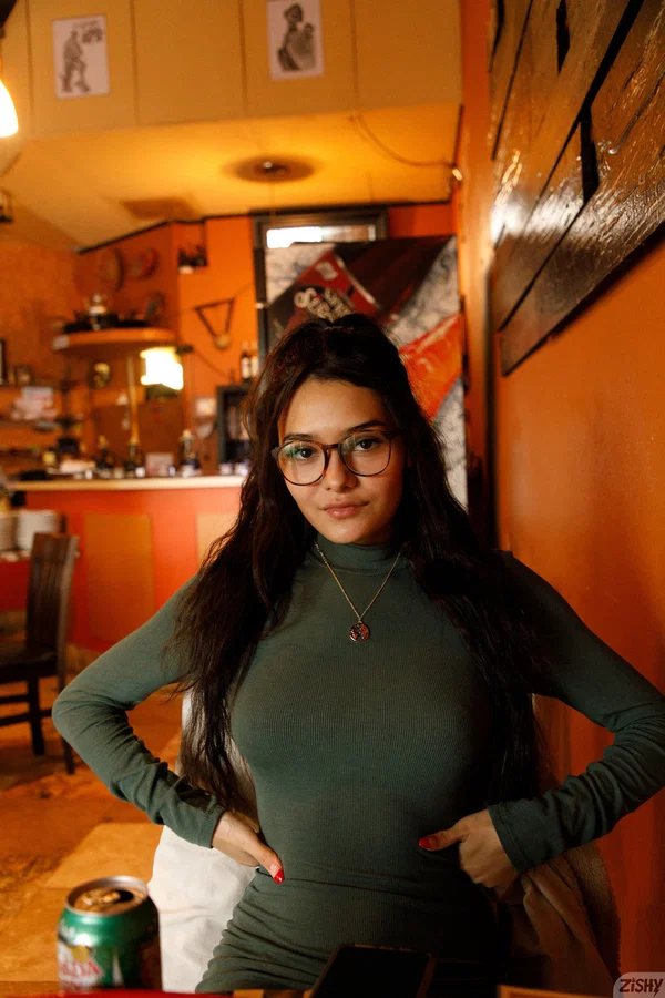 Beautiful Turkish babe Soledad Lomas flashes her panties and tits  - Amateur, Skirt, Clothed, Brunette, Glasses, Panties, Big Tits, Outdoor, Natural Tits, Babe  - Photo 3