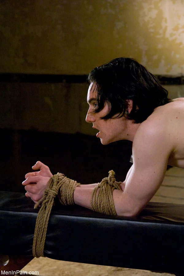 Dominant woman pegs a naked male slave while he's tied to a table  - Pegging, Strapon, Latex, Femdom, MILF, Fetish, BDSM, Boots, Bondage, Tiny Tits  - Photo 21