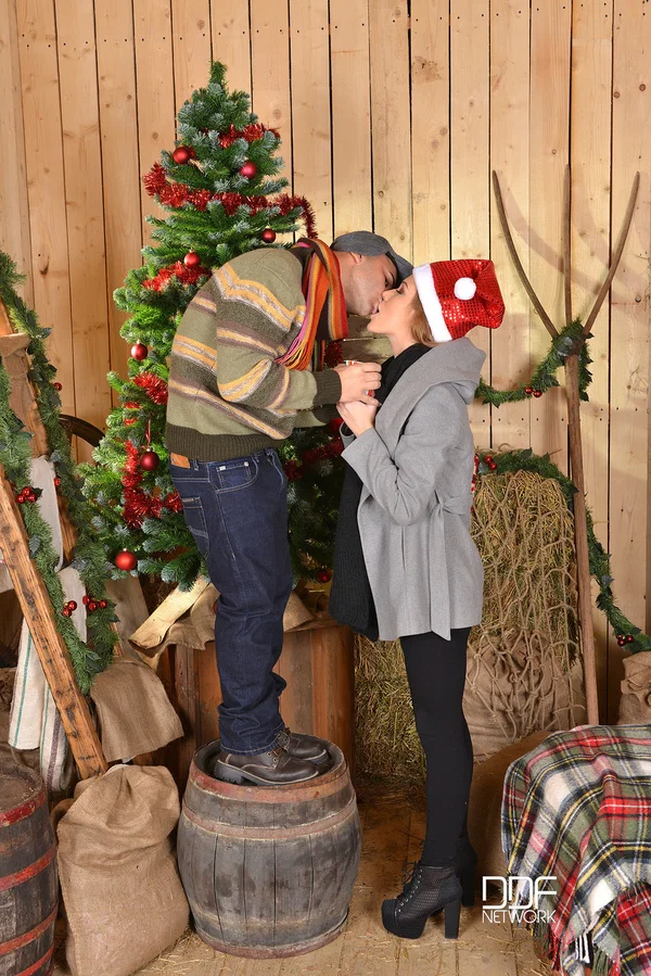 Sweet pornstar in a Xmas cap Alexis Crystal rides a rod after giving a blowjob  - Christmas, Cumshot, Czech, Teen, Redhead, Pussy, Boots, Natural Tits, Ass, Panties  - Photo 2