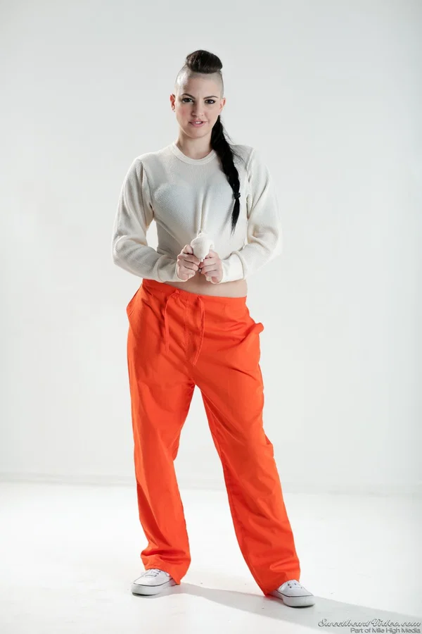 Alt girl Rachael Madori works free of orange scrubs to model totally naked  - Hairy, Tattoo, Pornstar, Pussy, Clothed, Ass, Nipples, Spreading, PAWG, Lingerie  - Photo 4