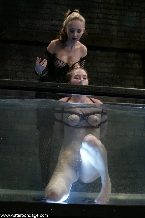 Water Bondage performed by Star Hot XXX  - MILF, Wet, Bondage, Fetish, BDSM, Natural Tits, Lesbian, Blonde, Nipples, Big Tits  - Photo 19