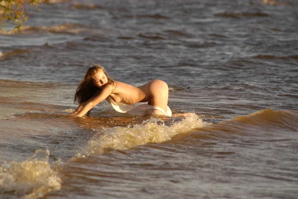 Erotic Beauty featuring Inna XXX Gallery  - Beach, Beautiful, Ass, Outdoor, Babe, Solo, Asshole, Spreading, PAWG, Amateur  - Photo 3