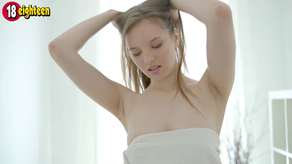 Fair skinned teen Viktoria touches her perky boobs before sex with her masseur  - Massage, Amateur, Big Tits, Ass, Reality, Doggy Style, Ass Fucking, Hardcore, Cute, Teen  - Photo 1