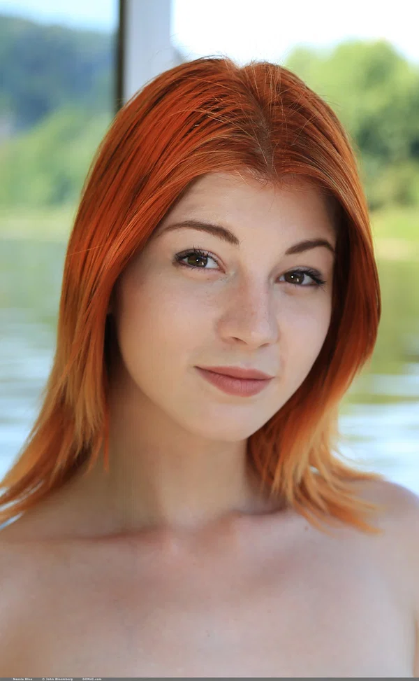 Domai starring Nessie Blue XXX Images  - Teen, Redhead, Cute, Outdoor, Tiny Tits, Model, Spreading, Skinny, Glamour, Beautiful  - Photo 15