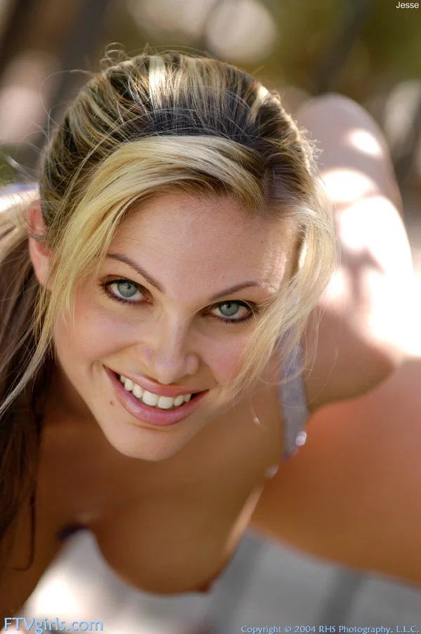 American beauty Jesse poses in her sheer purple lingerie and strips outdoors  - MILF, Mom, Lingerie, Blonde, Piercing, Face, High Heels, Pornstar, White, Amateur  - Photo 9