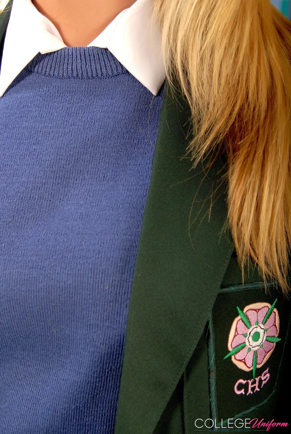 College Uniform featuring Alana Chase XXX Gallery  - Schoolgirl, College, Uniform, White  - Photo 5