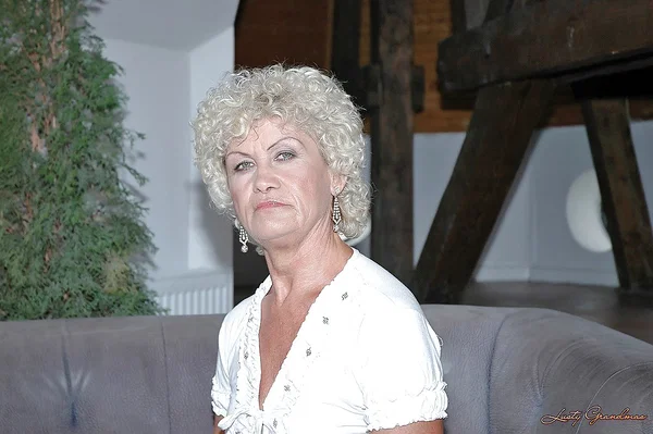 Filthy granny in stockings stripping and toying her hairy cunt  - Granny, Hairy, Stockings, Face, Ass, Spreading, Pussy, Masturbation, Dildo, Short Hair  - Photo 2