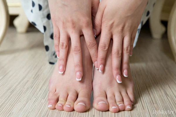 Dark haired solo model Josephine shows off her pretty feet and hairless vagina  - Teen, Shaved, European, Brunette, Babe, Legs, Spreading, Close Up, Face, Glamour  - Photo 4