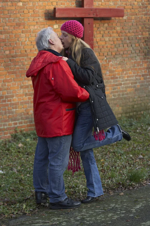 Lovely teen Olga Bartz screws an old dude she met at the church  - Old Young, Teen, Old Man, Blowjob, Doggy Style, Cute, Kissing, Hardcore, Ass Fucking, Outdoor  - Photo 3