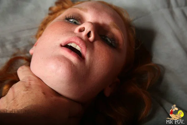 Freckled redhead Alex Tanner tiny teen twat close up in POV blowy & doggystyle  - POV, Face, Pussy, Redhead, Shaved, Handjob, Spreading, Doggy Style, Cowgirl, Close Up  - Photo 9