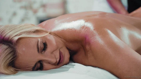 Adult Time starring Alex Coal, Sophia West Naked Gallery  - Lesbian, Oiled, Big Tits, PAWG, Massage, Ass, White, Natural Tits, Pussy, Face  - Photo 6