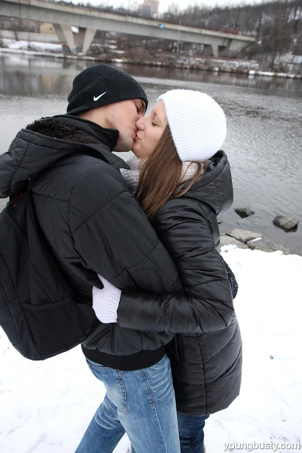 Busty teen girlfriend Jenny N enjoys post snowball fight bedroom bang  - BBW, Curvy, Teen, Thick, Chubby, Blowjob, Boots, Pussy, Skinny, Outdoor  - Photo 3