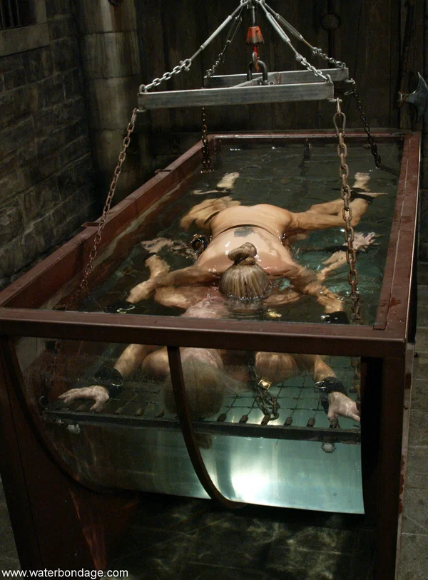 Water Bondage featuring Cassie, Kylie Wilde Hot Photos  - BDSM, Wet, Fetish, Bondage, Blonde, White  - Photo 10