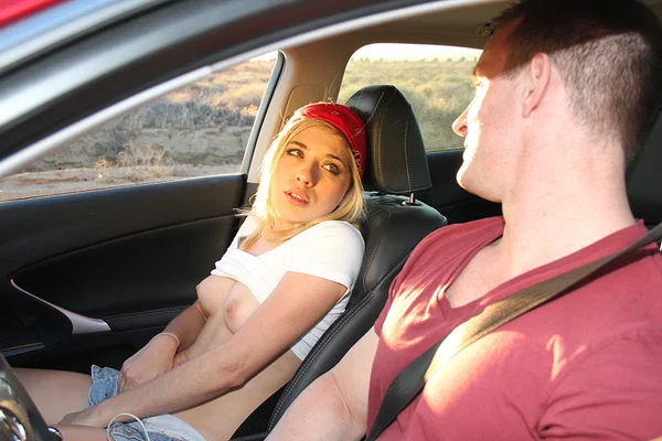 Teenage hitchhiker Lia Lor is up to pay for a lift with her sweet pussy  - Teen, Outdoor, Big Tits, Shorts, Reality, Ass, Clothed, Natural Tits, Close Up, Hairy  - Photo 14