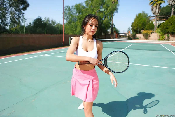 Big titted Latina Yurizan Beltran switches from tennis to deepthroats  - Reality, Sports, Outdoor, Ass, Latina, Shaved, Big Tits, Hardcore, Upskirt, Skirt  - Photo 5
