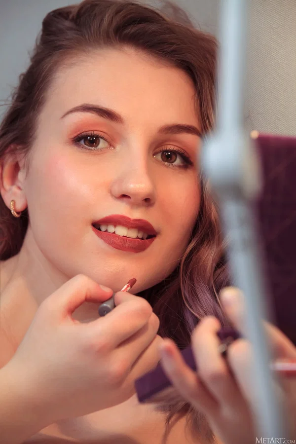 Beautiful teen with long legs takes a break from modeling to get totally naked  - Ukrainian, Glamour, Teen, Sexy, Model, Babe, Brunette, Cute, Beautiful, Solo  - Photo 12