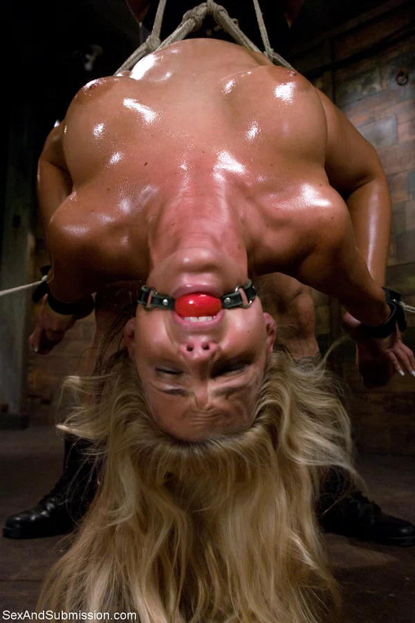 Oiled up & bound slut Phoenix Marie gets fucked by her master Derrick Pierce  - Bondage, BDSM, MILF, Sexy, White, Brunette  - Photo 13
