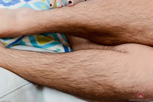 Tattooed brunette Anika Darling spreads her juicy hairy twat & ass in her room  - Hairy, Feet, Glasses, Amateur, Petite, Pussy, PAWG, Spreading, Close Up, Upskirt  - Photo 8