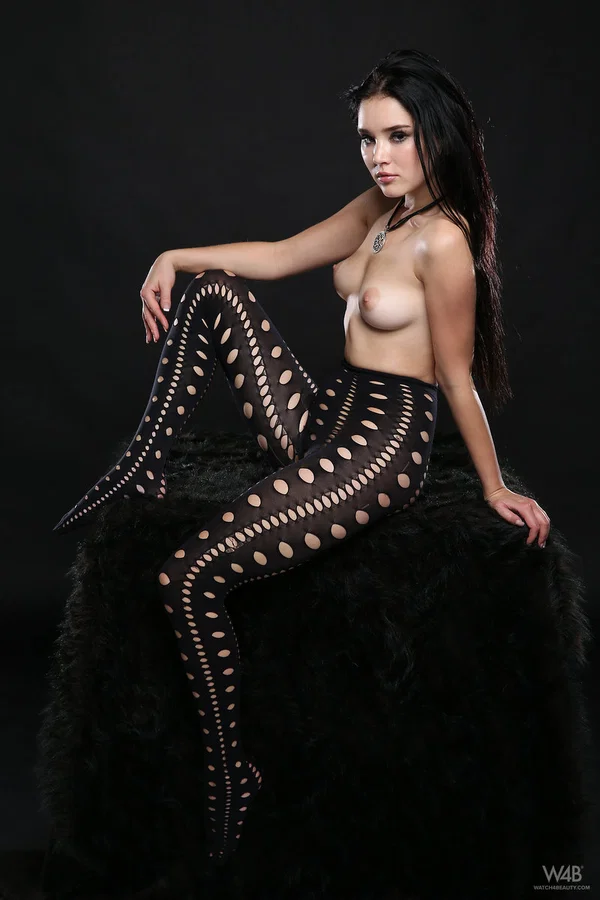 Dark haired teen Malena removes sexy pantyhose to pose totally naked  - Glamour, Teen, Pantyhose, Babe, Pussy, Shaved, Spreading, Brunette, Cute, Ass  - Photo 6