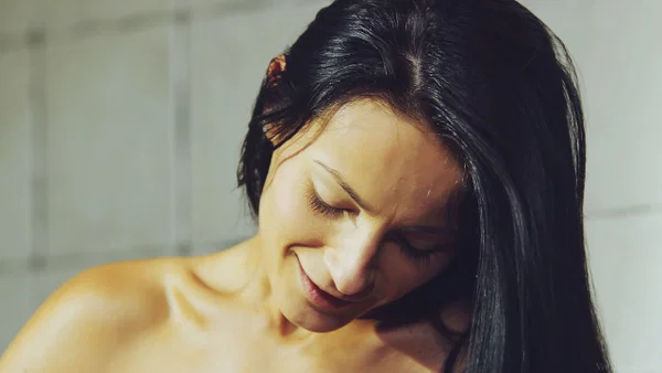 Lesbian girls have sexual relations while one of them is in the bathroom  - Girlfriend, Asian, Teen, Bath, Russian, Lesbian, Face, Redhead, Cute, Czech  - Photo 9