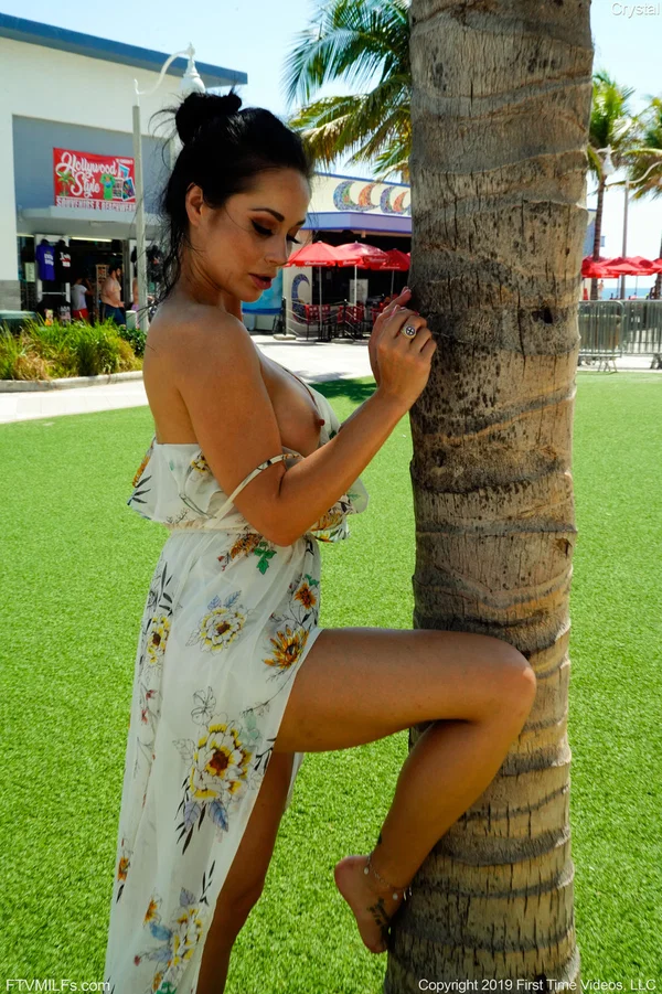 Goddess Crystal flashes her absolutely perfect tits & nipples in public  - Beach, Public, MILF, Beautiful, Amateur, Big Tits, Sexy, Upskirt, Outdoor, Babe  - Photo 17