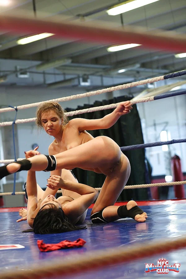 Stunning sporty lesbians fighting and caressing each other  - Sports, Lesbian, Ass, Pussy Licking, Masturbation, Dildo, Short Hair, Feet, Asshole, Pussy  - Photo 11