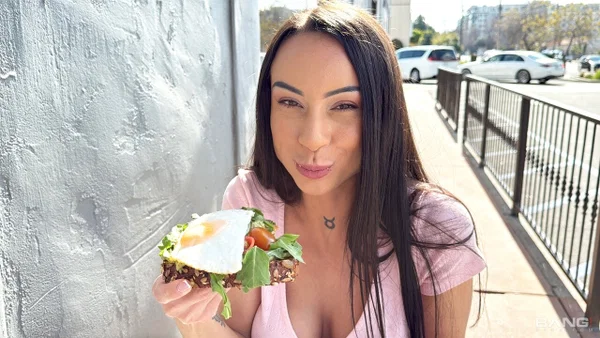Short Latina Cara Mella reveals her great ass before sucking & fucking in POV  - Latina, German, Hardcore, Feet, Non Nude, Outdoor, Blowjob, Brunette, Pussy, Legs  - Photo 4