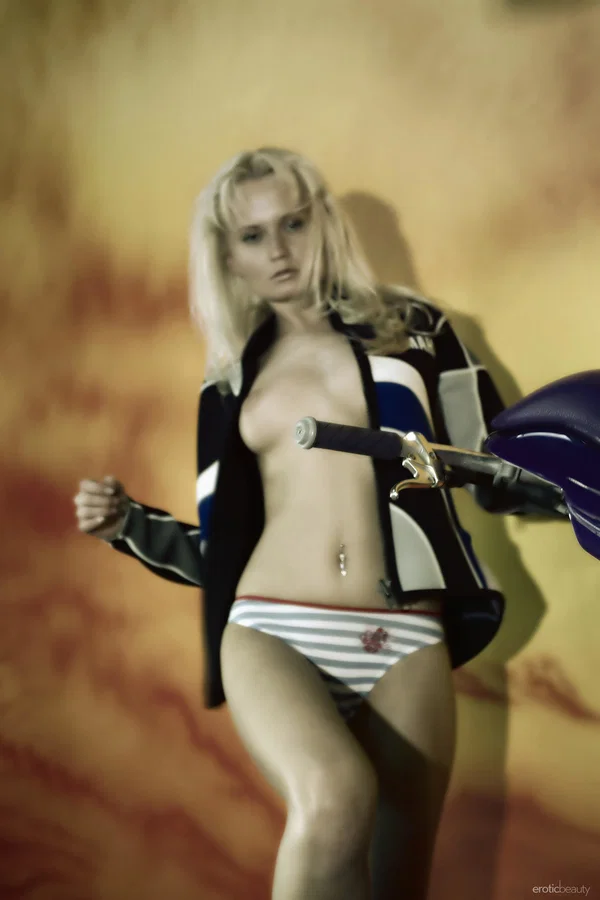 Platinum blonde teen rides a toy car after getting totally naked  - Teen, Tiny Tits, Pussy, Glamour, Skinny, Beautiful, Model, Piercing, Spreading, Cute  - Photo 3