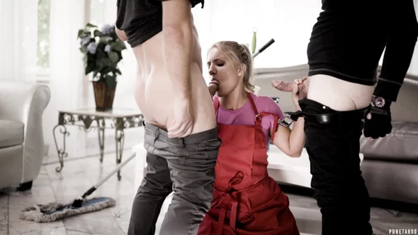 Hot housewife Candice Dare gets her twat banged by two guys to get a creampie  - Family, Maid, Double Penetration, Groupsex, Threesome, Reality, Fingering, Uniform, Creampie, Anal  - Photo 6