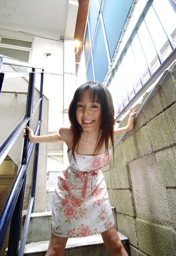 Sweet Japanese teen Yui Hasumi wears a smile while showing her hairy bush  - Asian, Japanese, Teen, Skinny, Beautiful, Public, Hairy, MILF, Brunette, Lingerie  - Photo 3