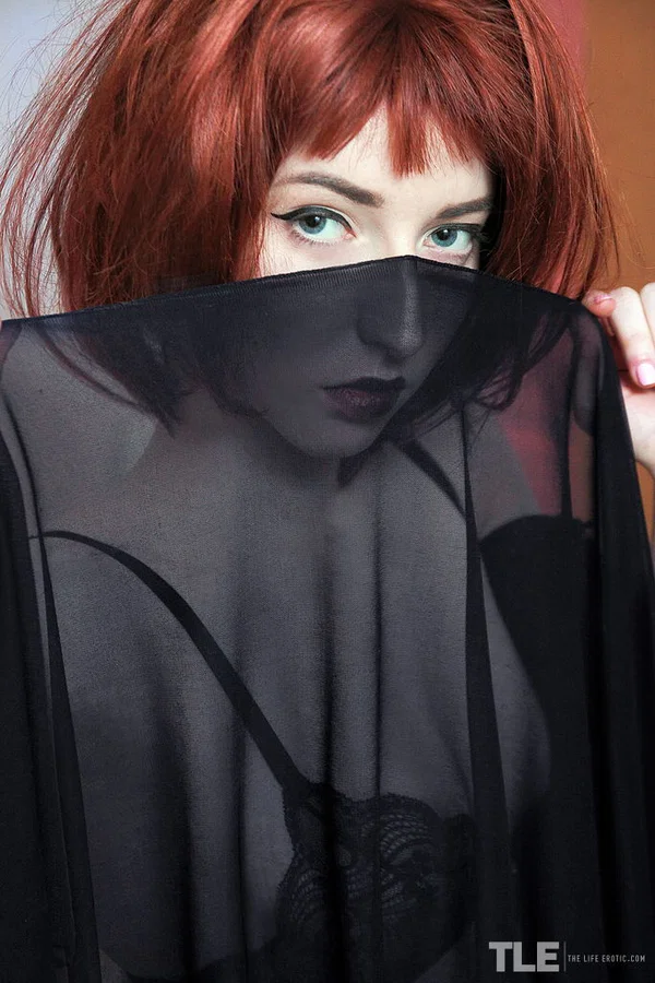 Redhead glam model strips to crotchless panties for pussy play  - Piercing, Pussy, Spreading, Tattoo, Panties, Lingerie, Babe, Close Up, Ass, Shaved  - Photo 8