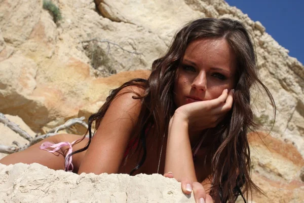 Teen Dreams performed by Kari Hot Images  - Beautiful, Big Tits, Bikini, Outdoor, Amateur, Solo, Undressing, Face, Panties, Babe  - Photo 1