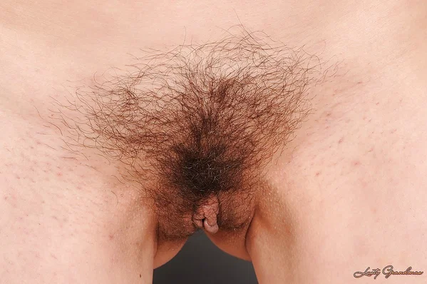 Short haired granny slipping off her lingerie and spreading her legs  - Granny, BBW, Panties, Hairy, Spreading, Chubby, Curvy, Thick, Lingerie, Ass  - Photo 11