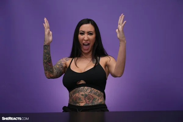 She Reacts Lily Lane, Nova Vixen  - Jeans, MILF, Tattoo, Lesbian, Reality, Big Tits, Sexy, Non Nude, White, Brunette  - Photo 12
