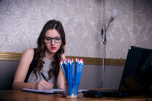 Horny teen Rebeka Ruby sticks a wad of pencils up her pussy and asshole  - Pussy, Masturbation, Close Up, Anal, Teen, Ass, Glasses, Panties, Stockings, European  - Photo 1